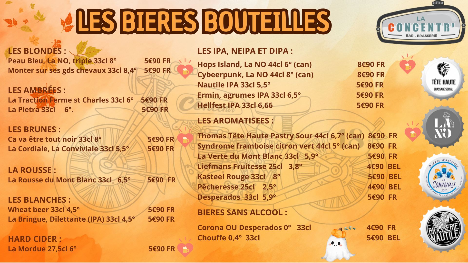 LES BIERES BOUTEILLES (2)